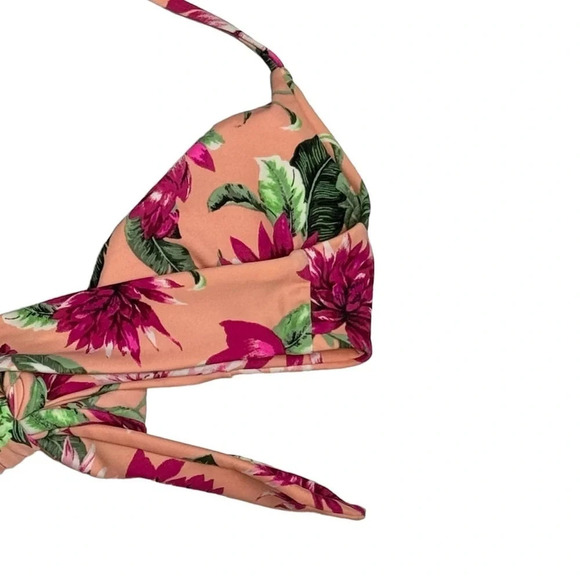 Tori Praver | Seafoam Bikini Two Piece Floral Wrap Around Cheeky - Picture 10 of 15